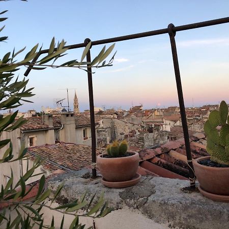 Appartement Avec Terrasse Panoramique Au Coeur De Nimes Ngoại thất bức ảnh